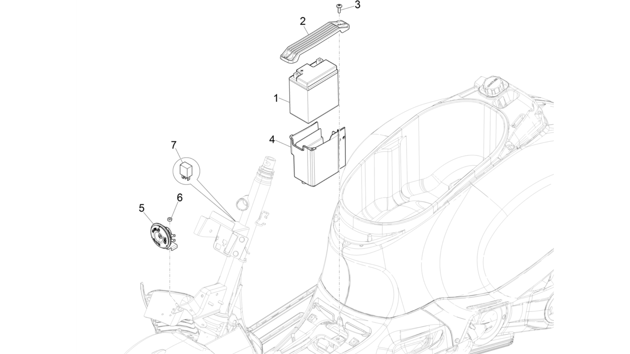 Remote control switches - Battery - Horn