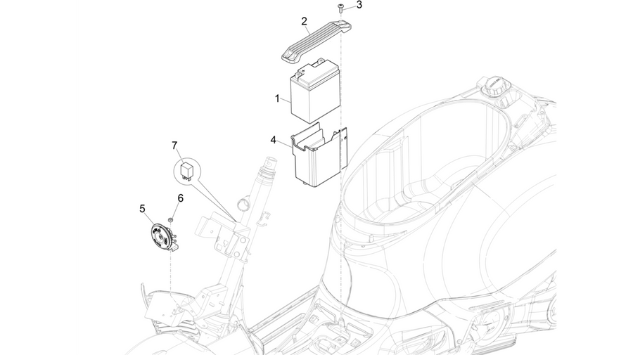 Remote control switches - Battery - Horn