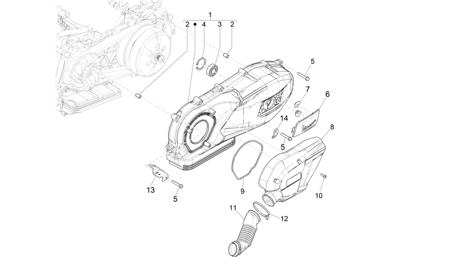 Crankcase cover - Crankcase cooling