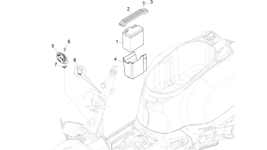 Remote control switches - Battery - Horn