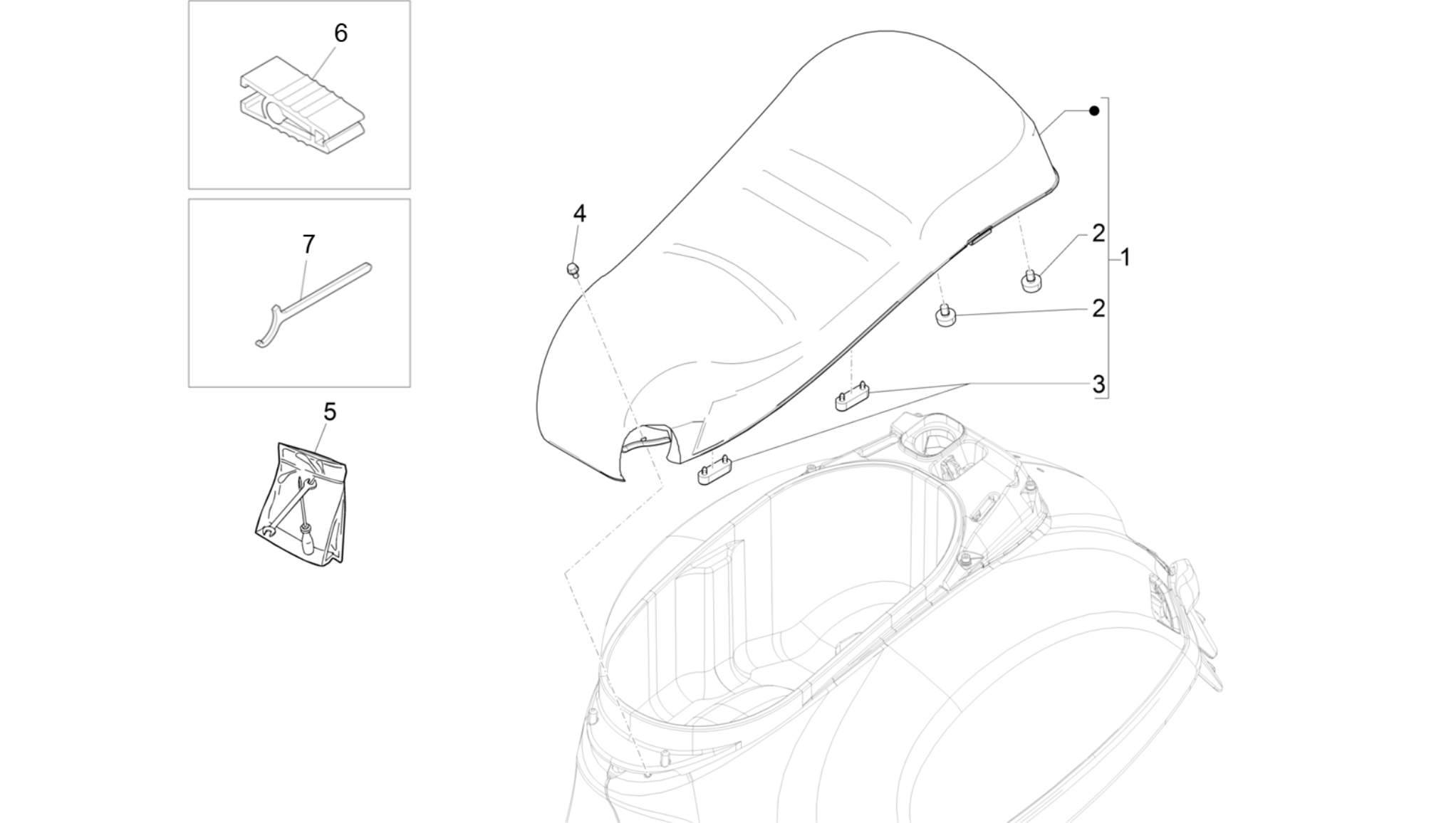 Saddle/seats