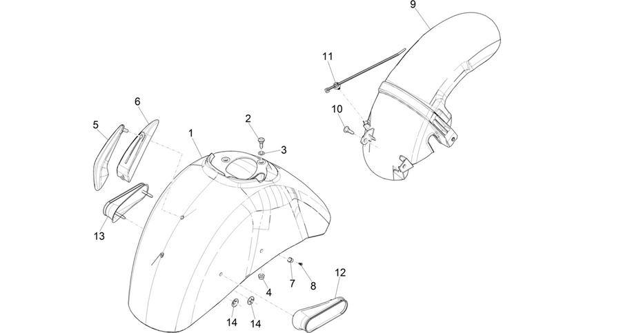 Wheel huosing - Mudguard