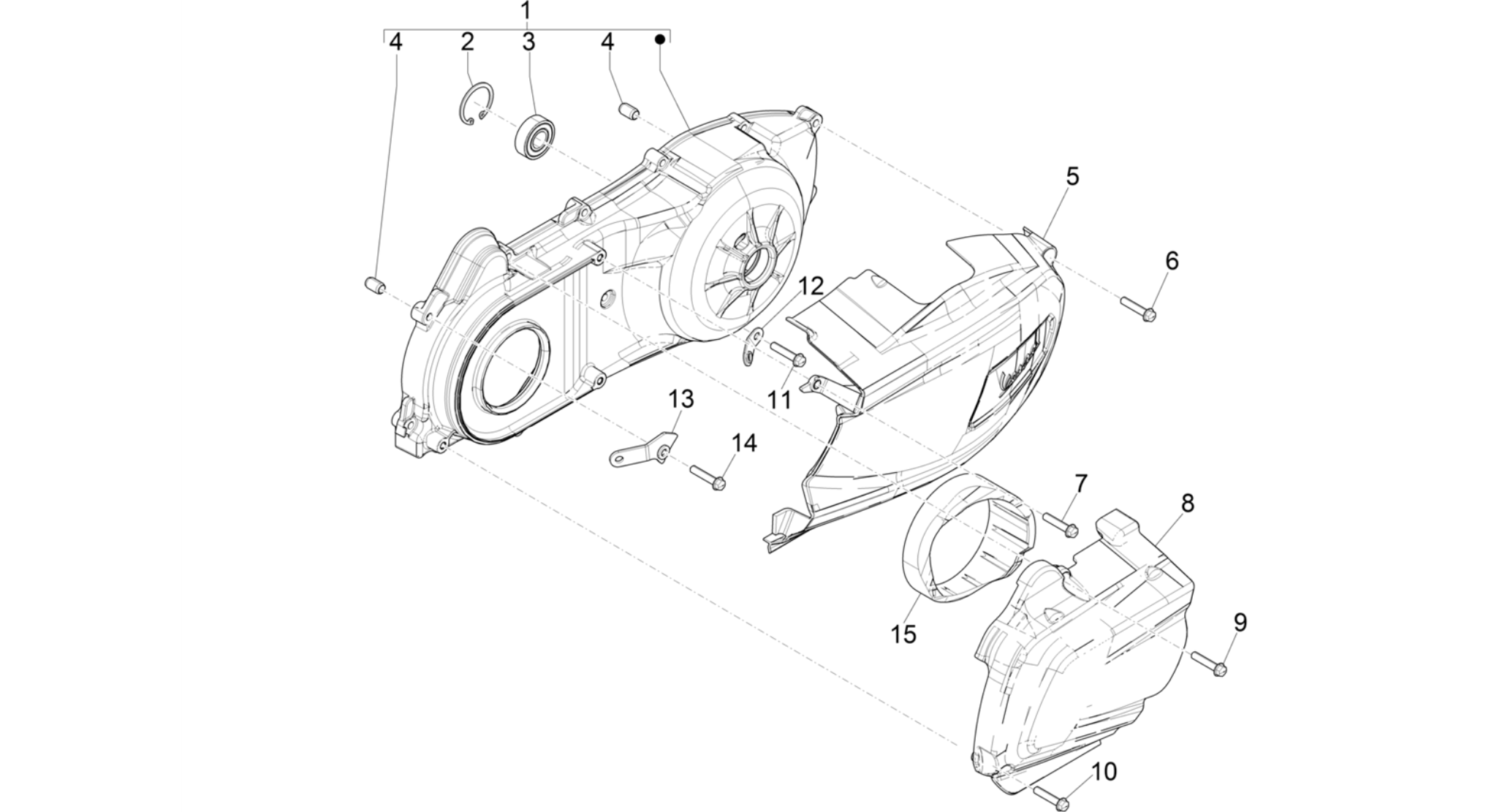 Crankcase cover - Crankcase cooling