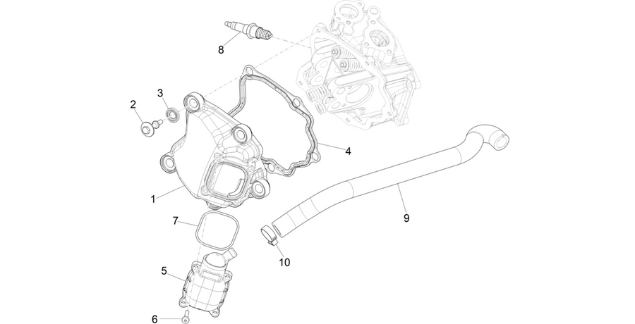 Cylinder head cover