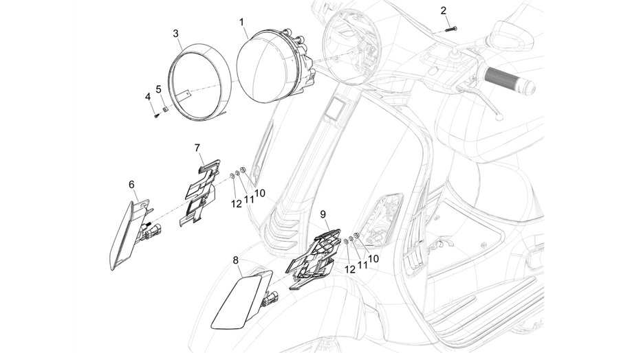 Front headlamps - Turn signal lamps