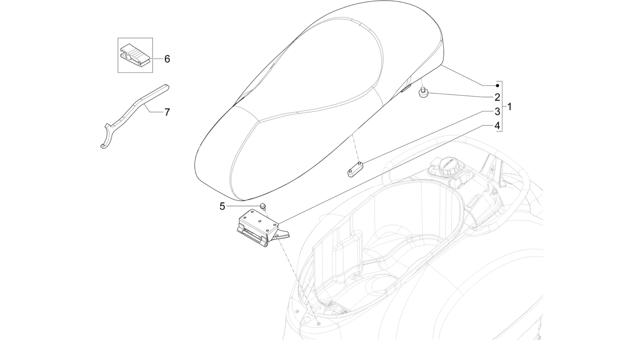 Saddle/seats