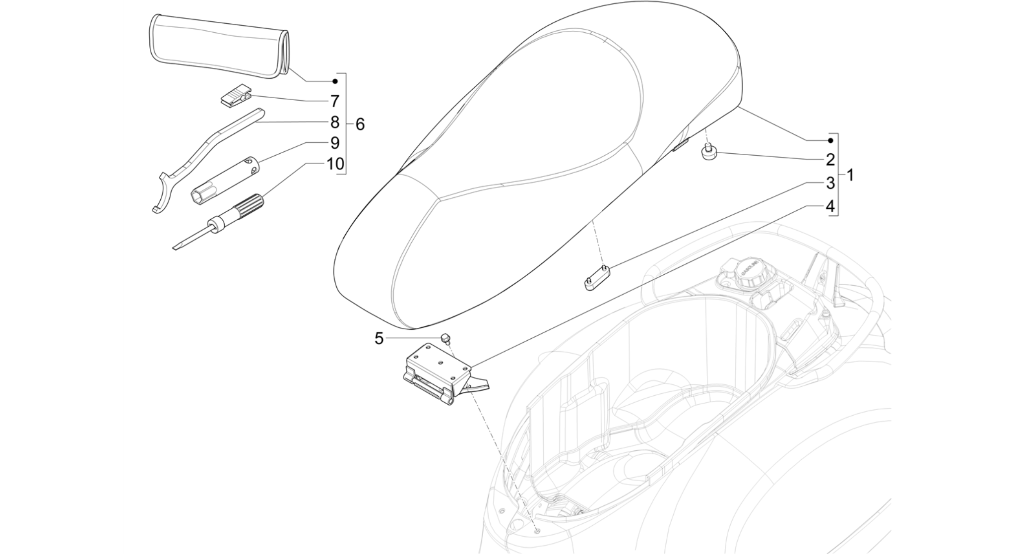 Saddle/seats