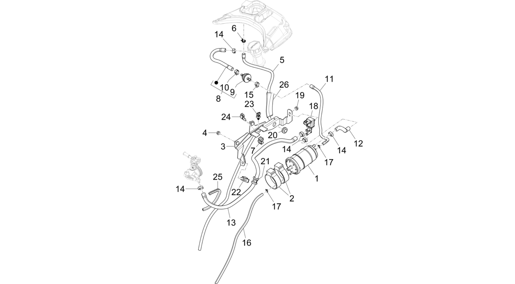 Anti-percolation system
