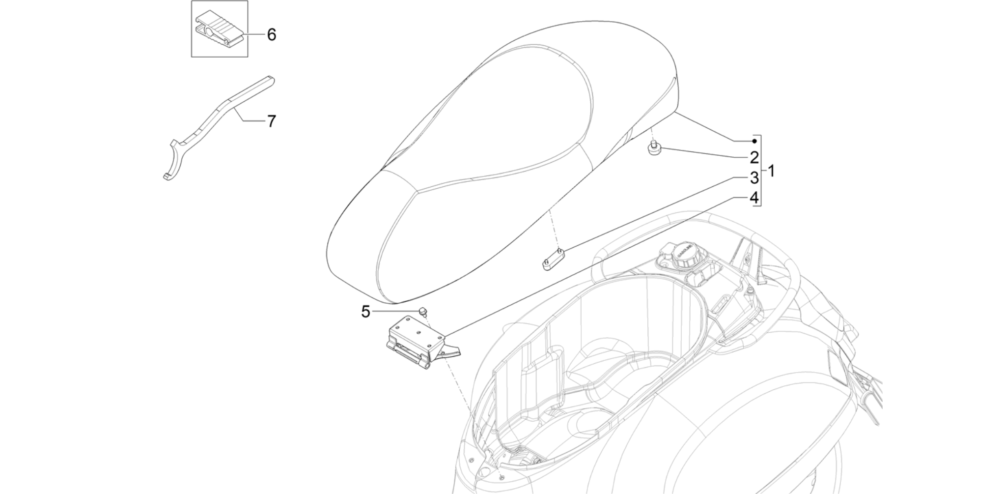 Saddle/seats