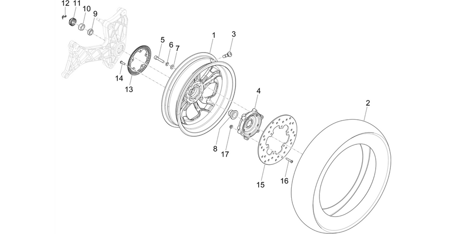 Rear wheel
