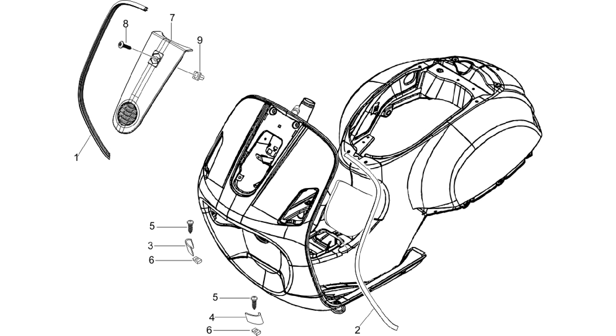 Front shield