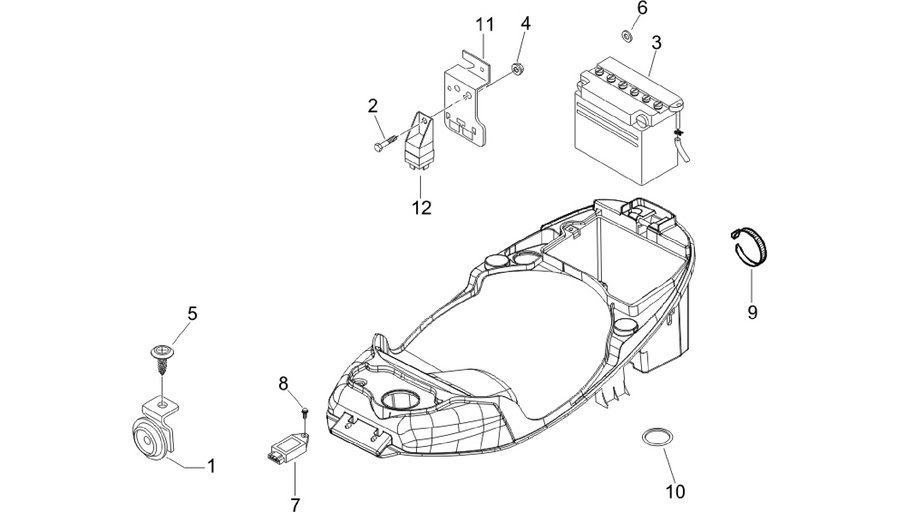 Remote control switches - Battery - Horn