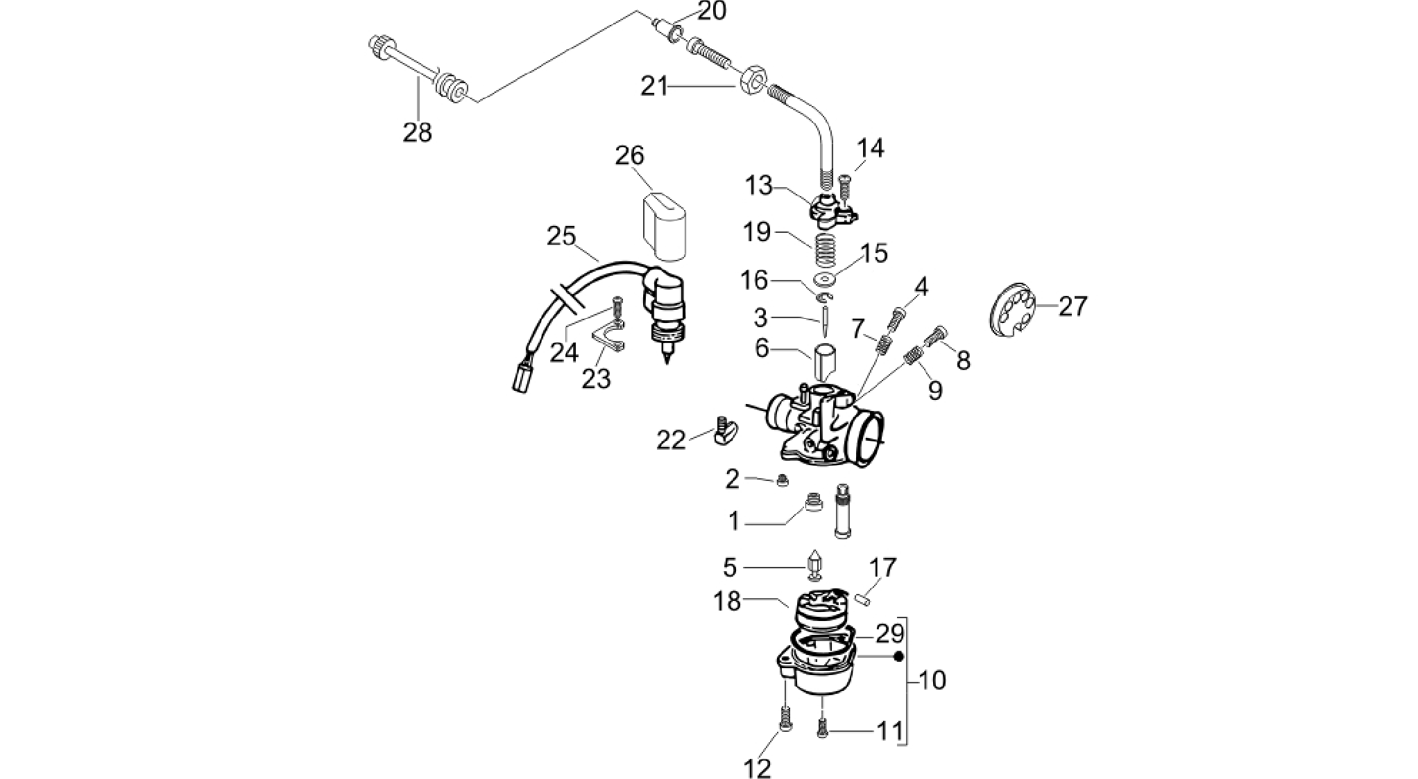 Carburetor's components