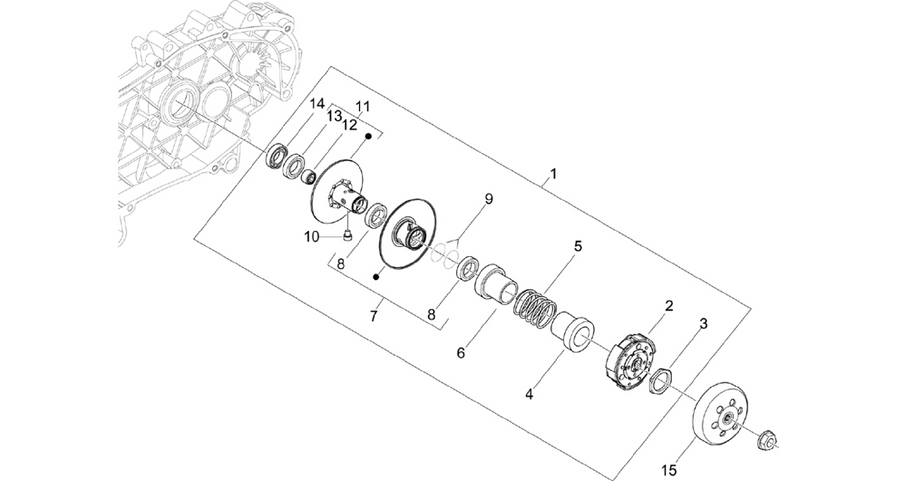 Driven pulley