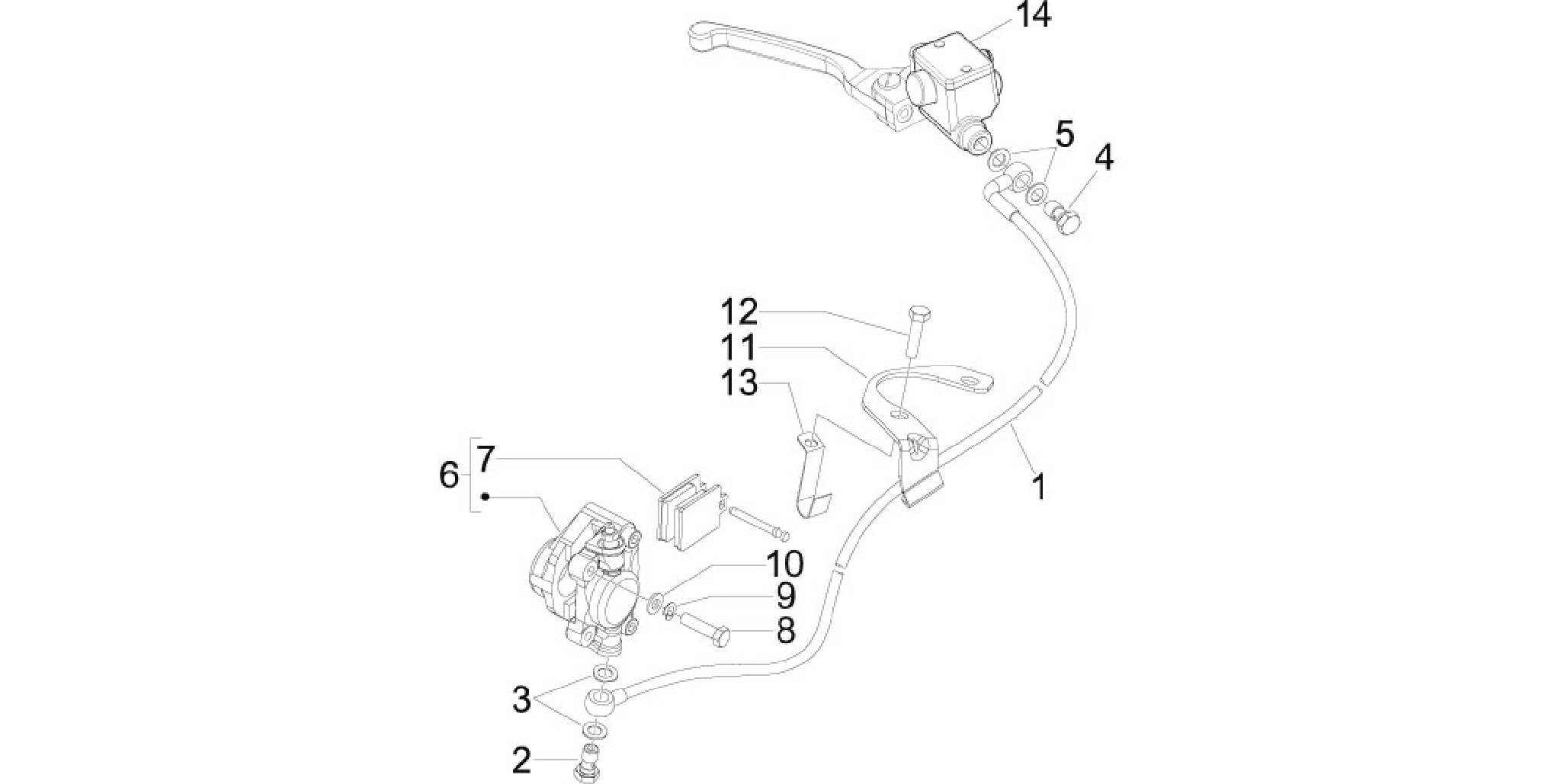 Brakes pipes - Calipers