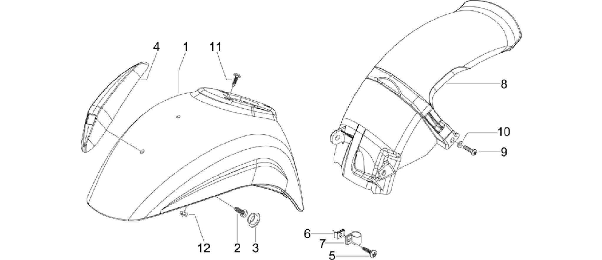 Wheel huosing - Mudguard
