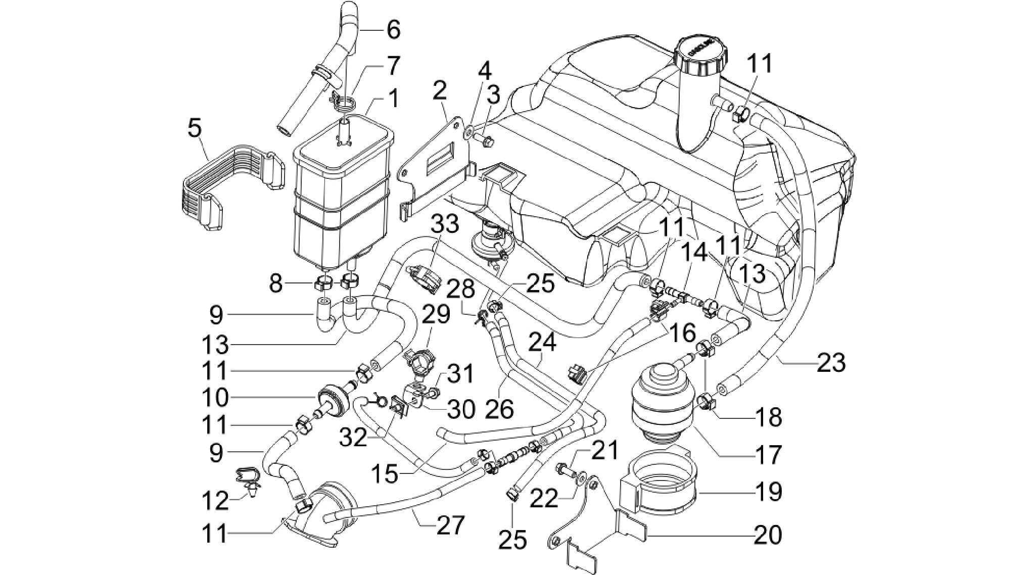 Anti-percolation system