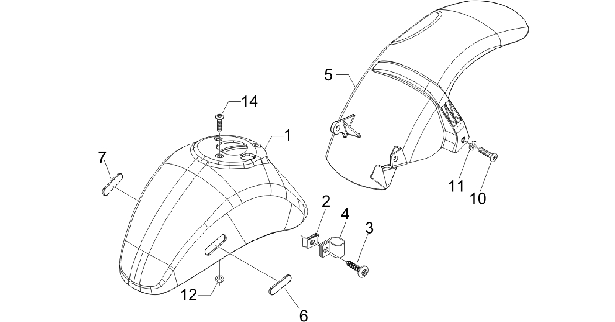 Wheel huosing - Mudguard