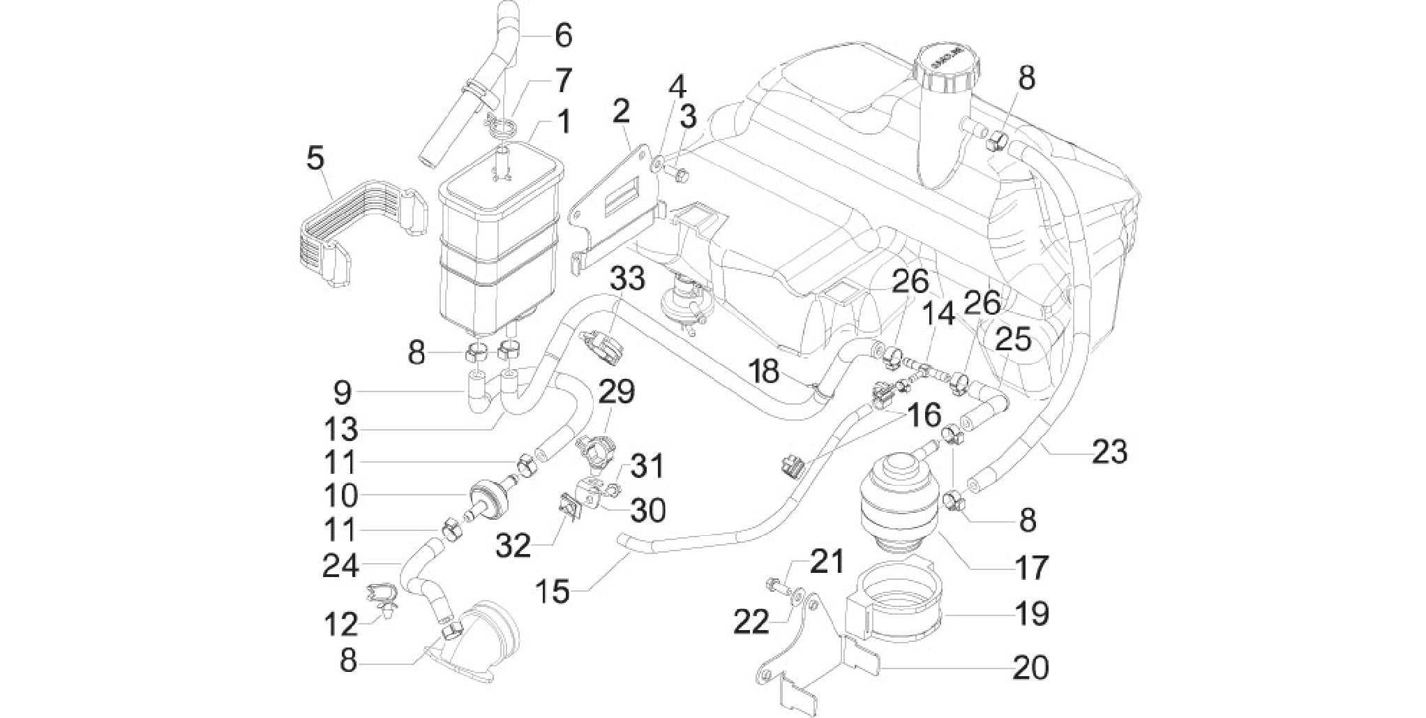 Anti-percolation system