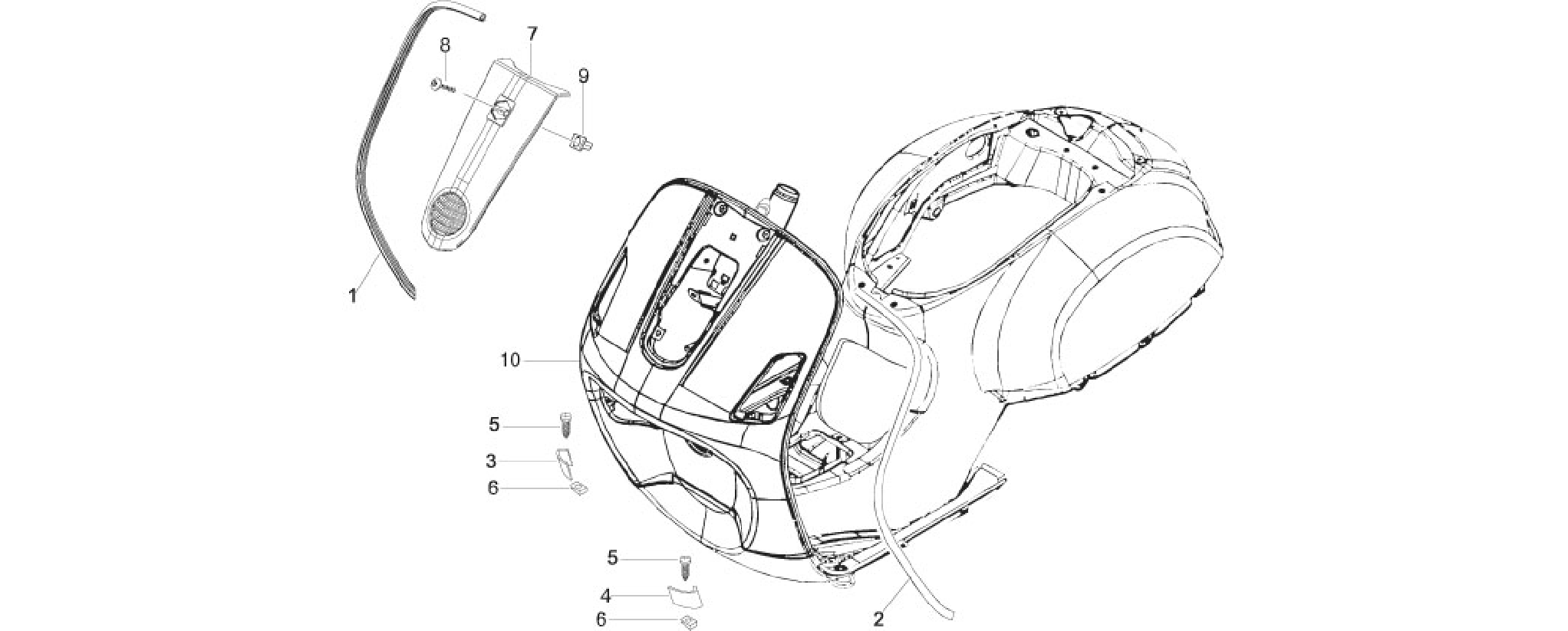 Front shield