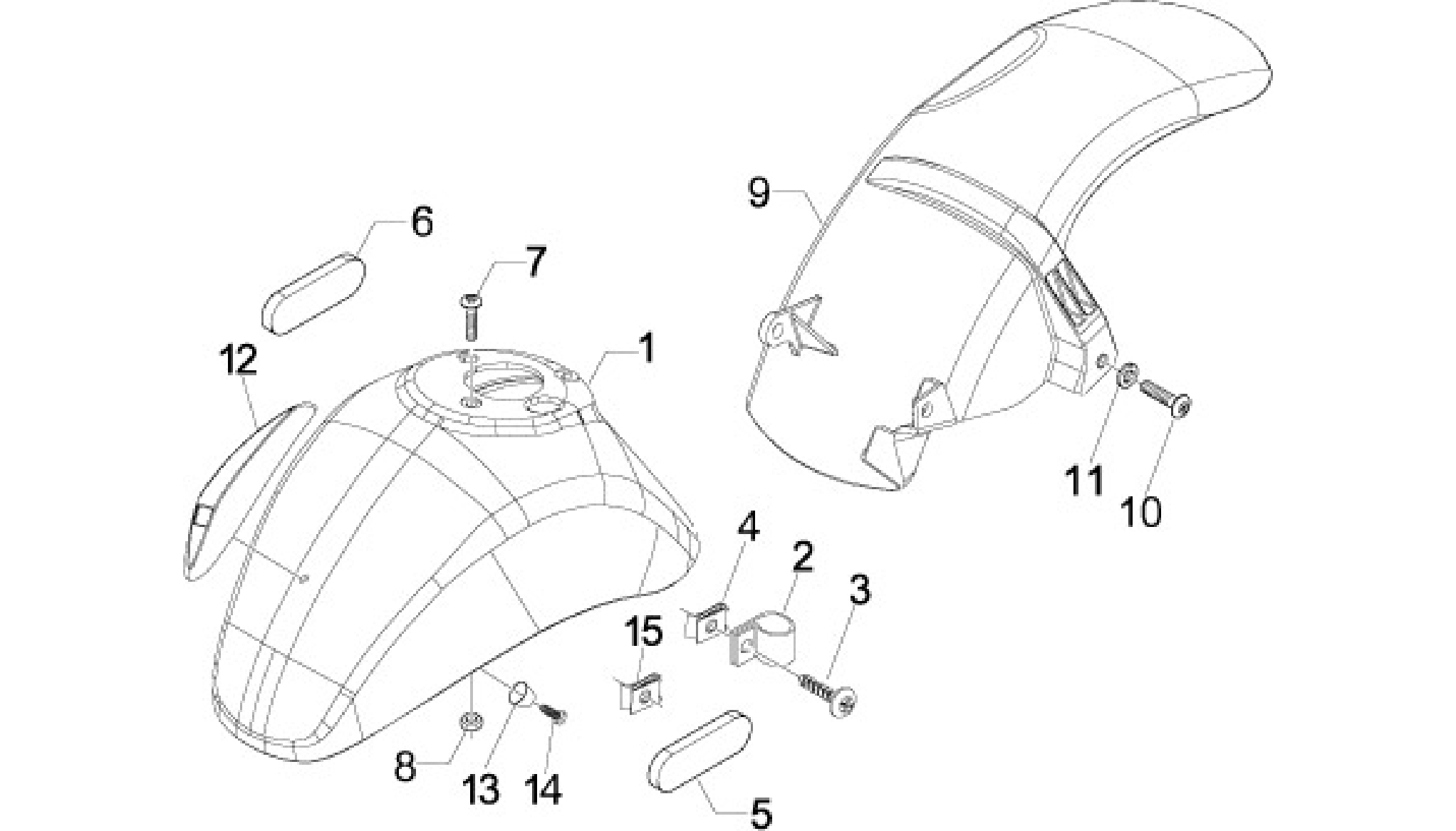 Wheel huosing - Mudguard