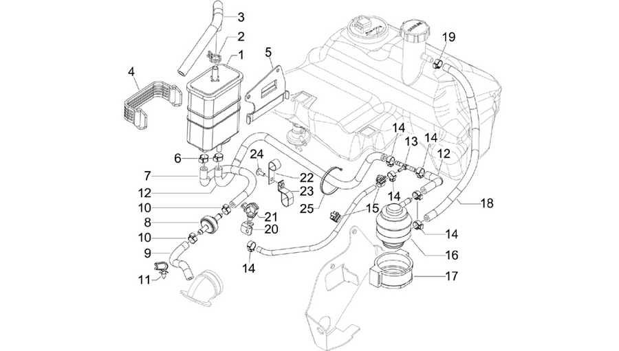 Anti-percolation system