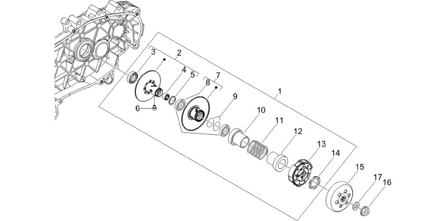Driven pulley