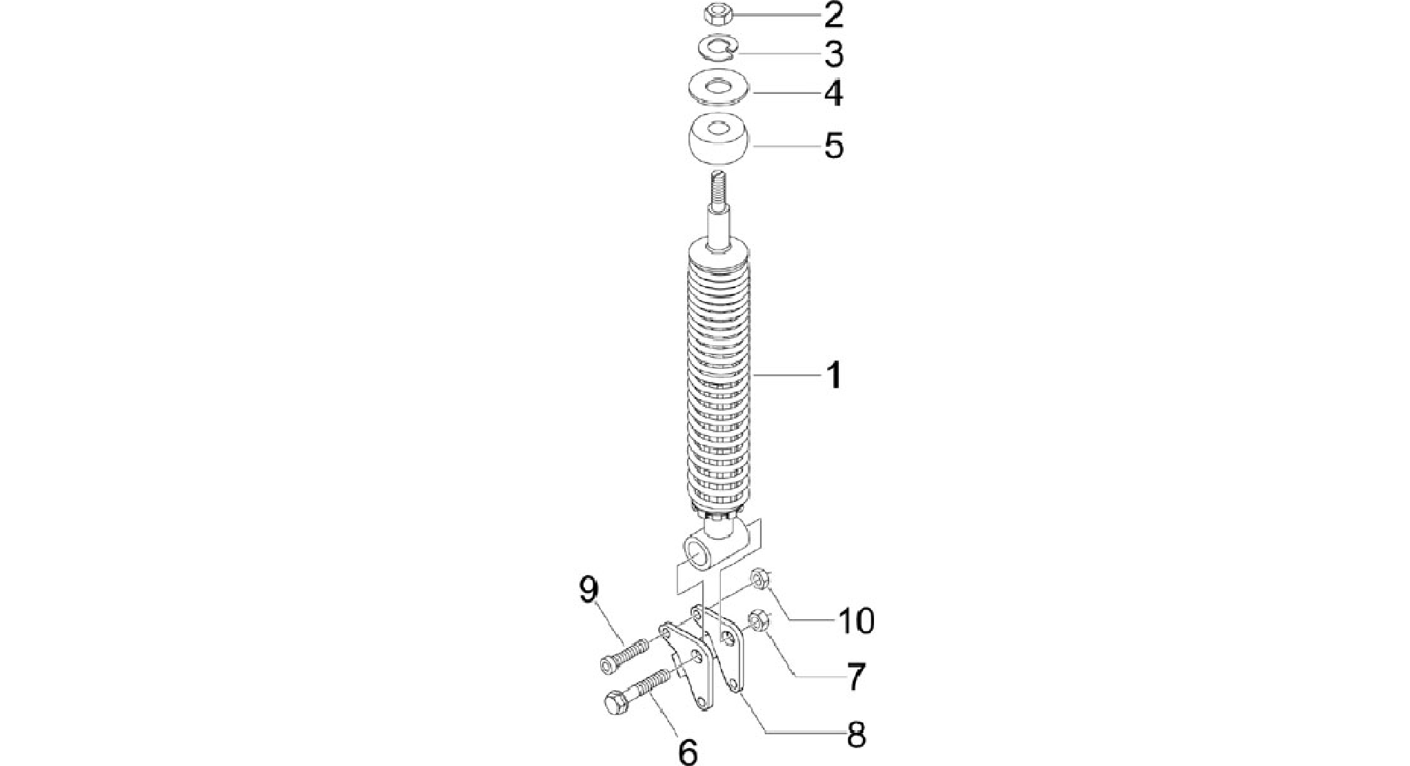 Rear suspension - Shock absorber/s