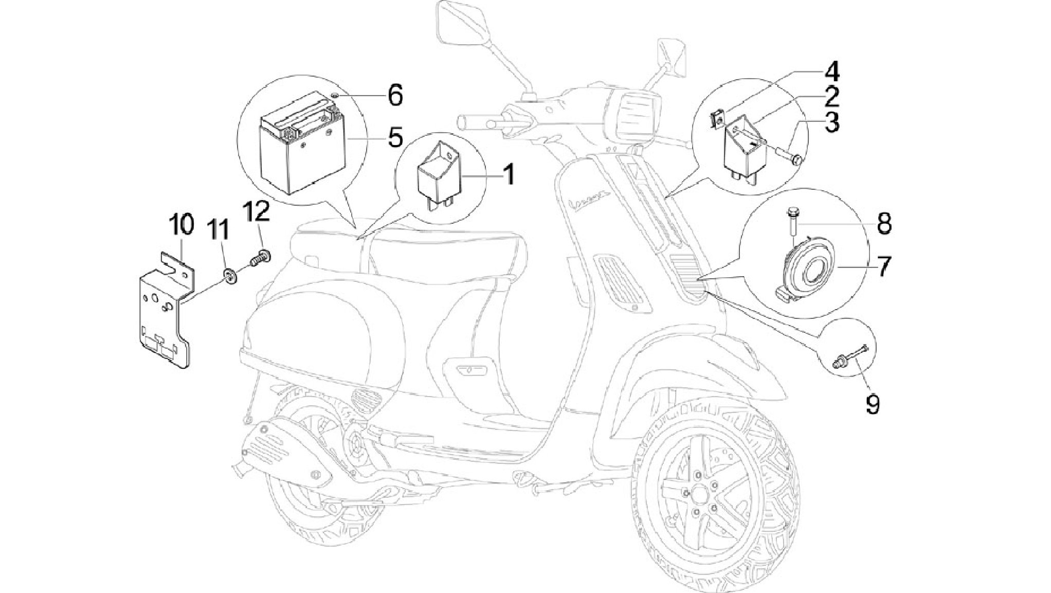 Remote control switches - Battery - Horn