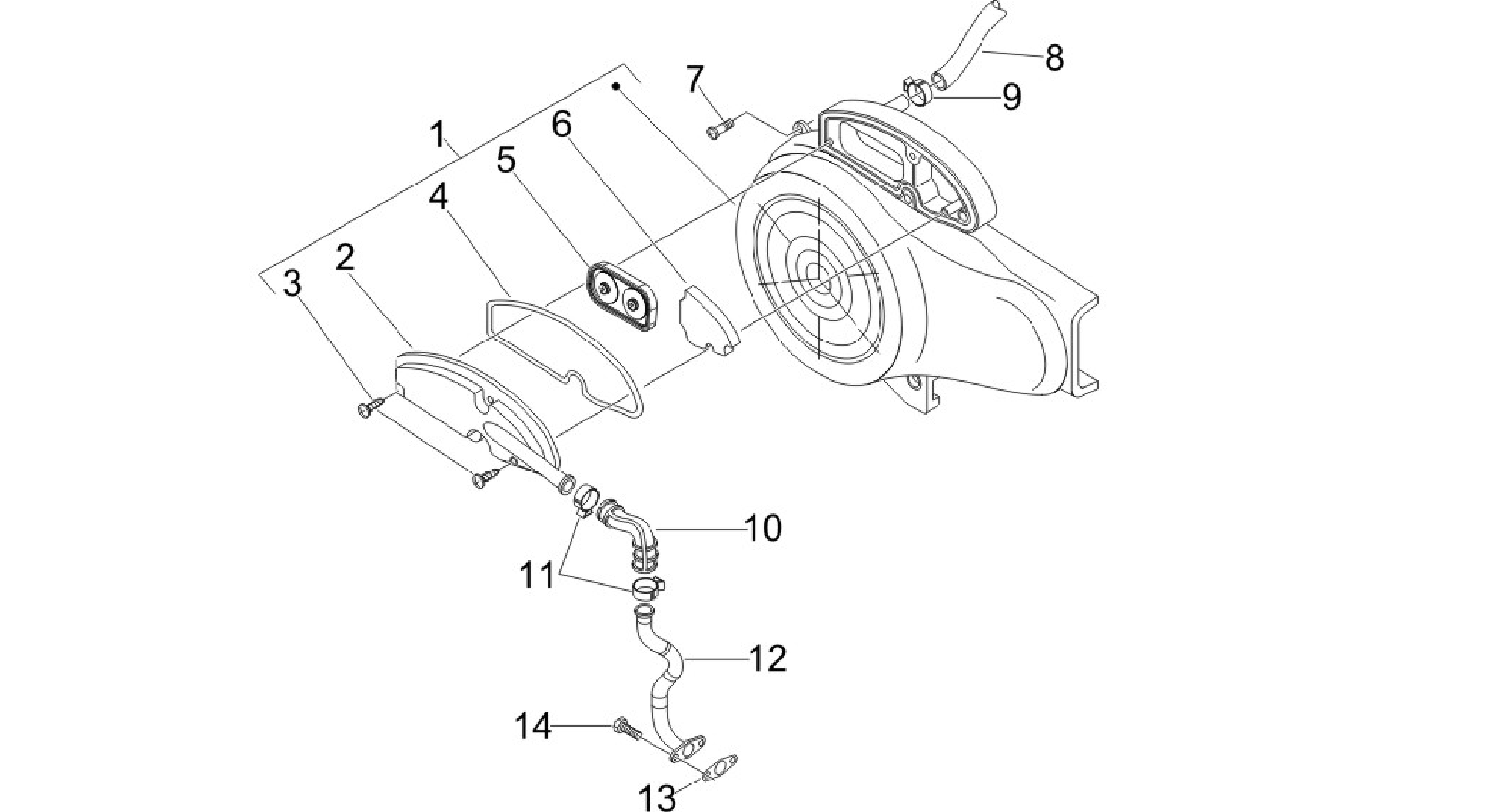 Secondary air box