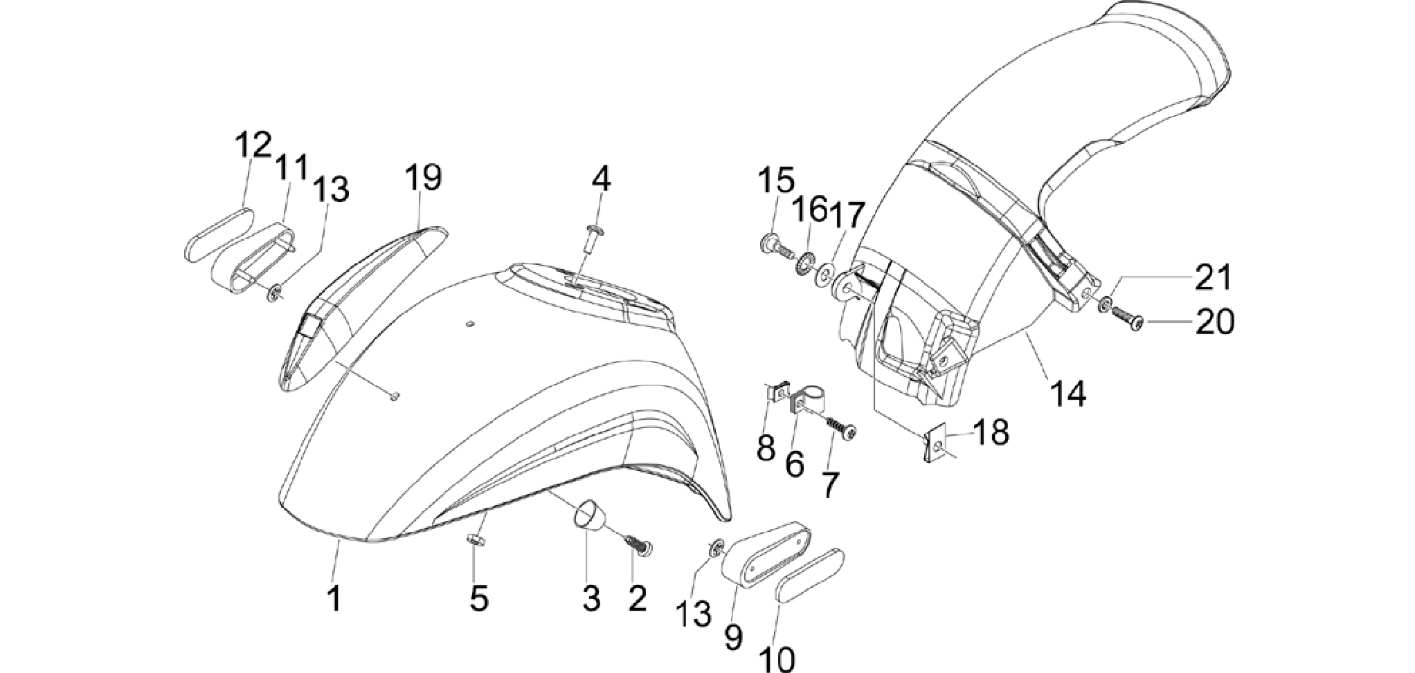 Wheel huosing - Mudguard