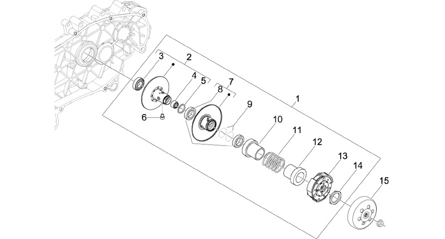 Driven pulley
