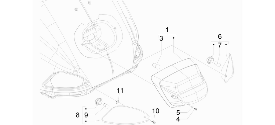 Rear headlamps - Turn signal lamps