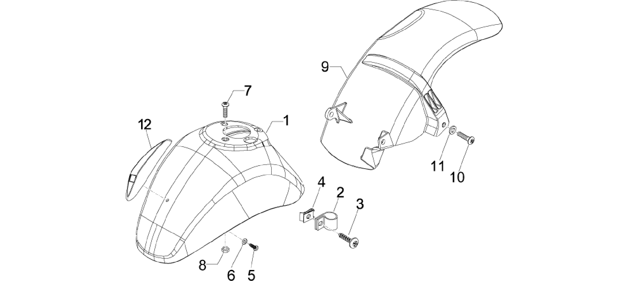 Wheel huosing - Mudguard
