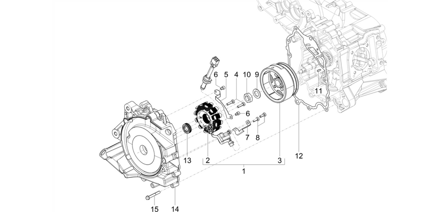 Flywheel magneto