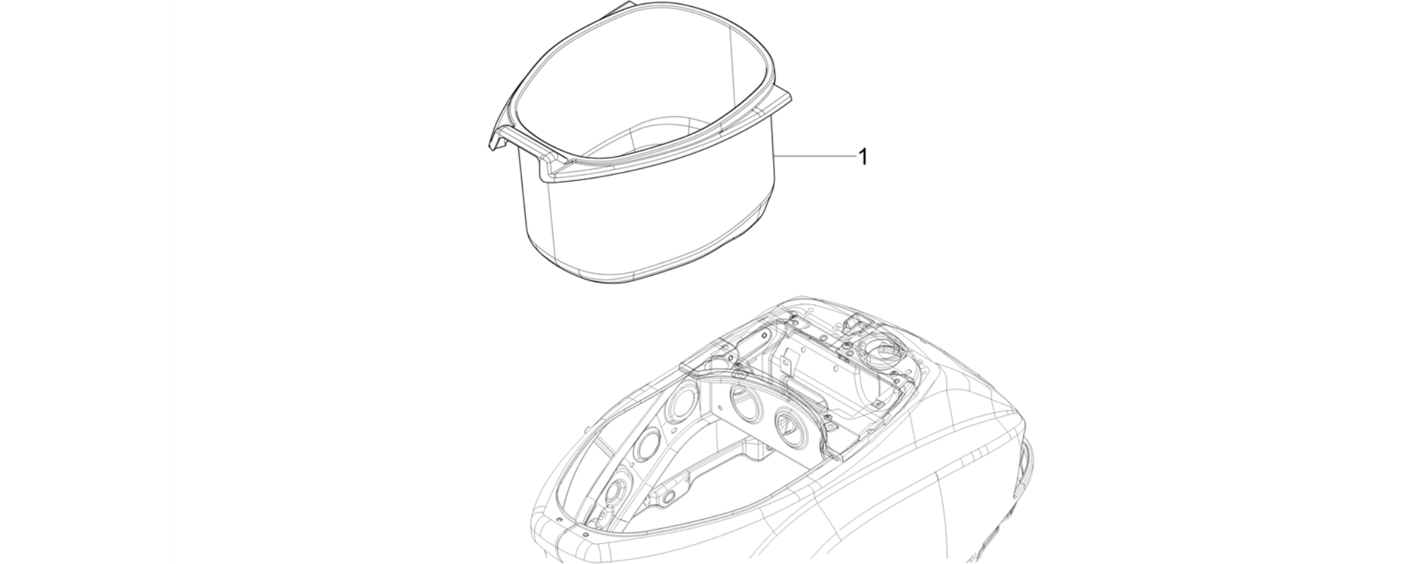 Helmet huosing - Undersaddle