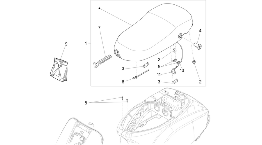 Saddle/seats