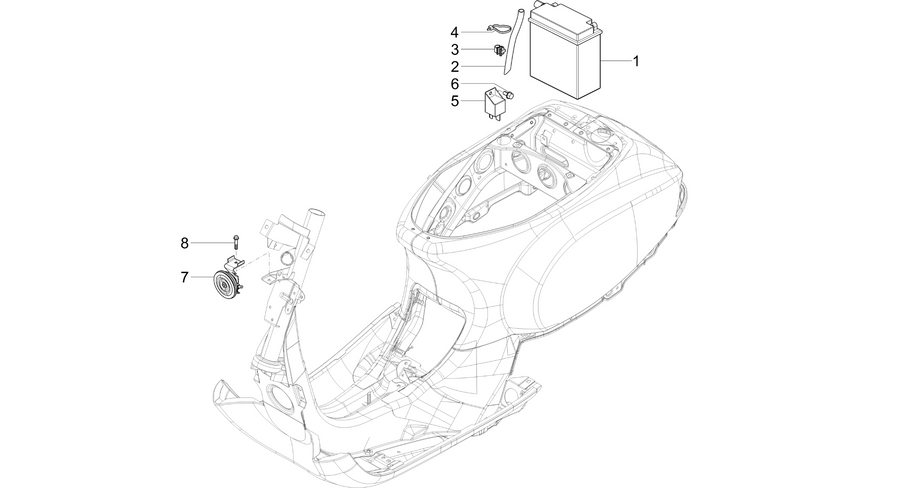 Remote control switches - Battery - Horn