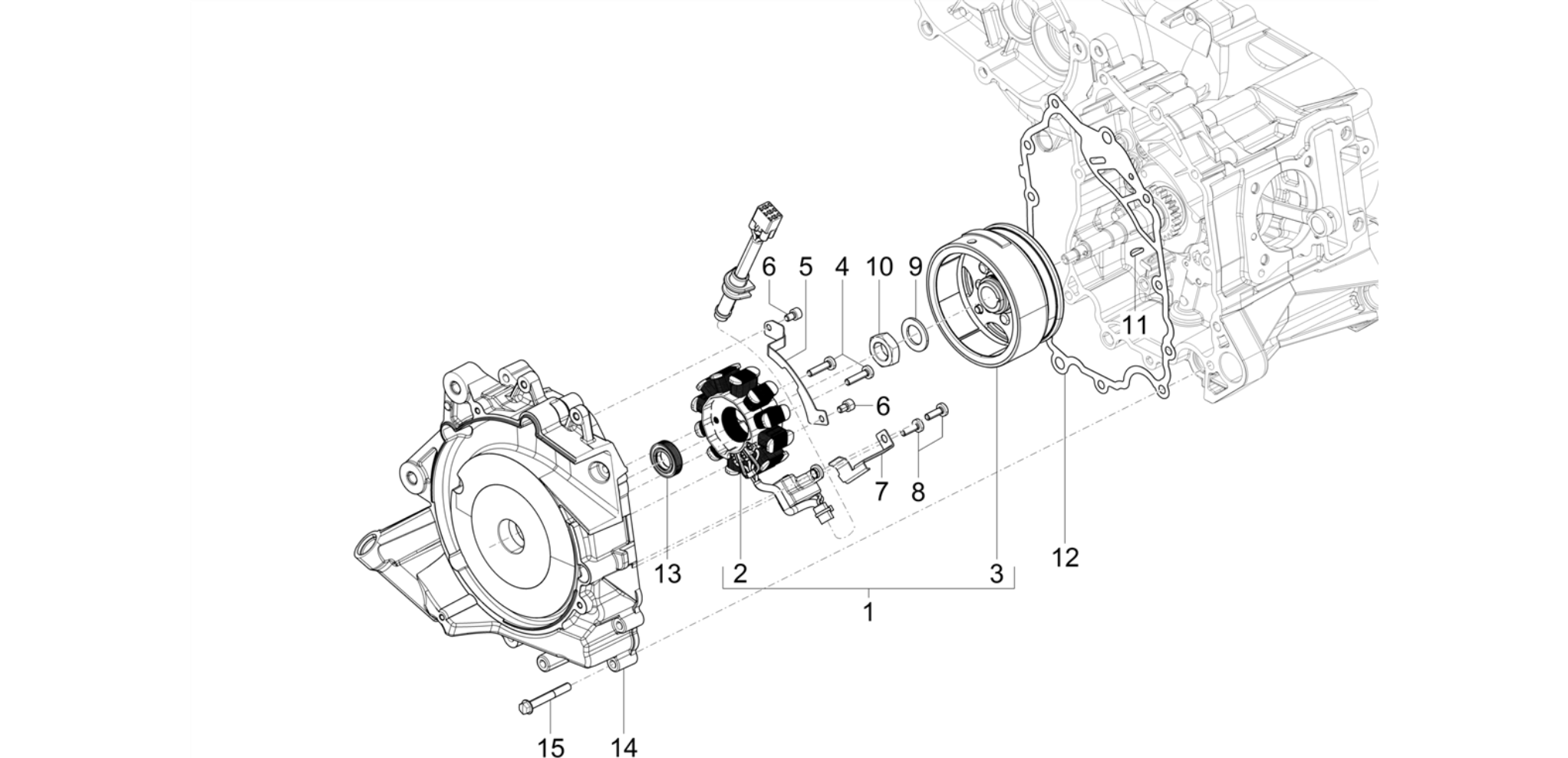 Flywheel magneto