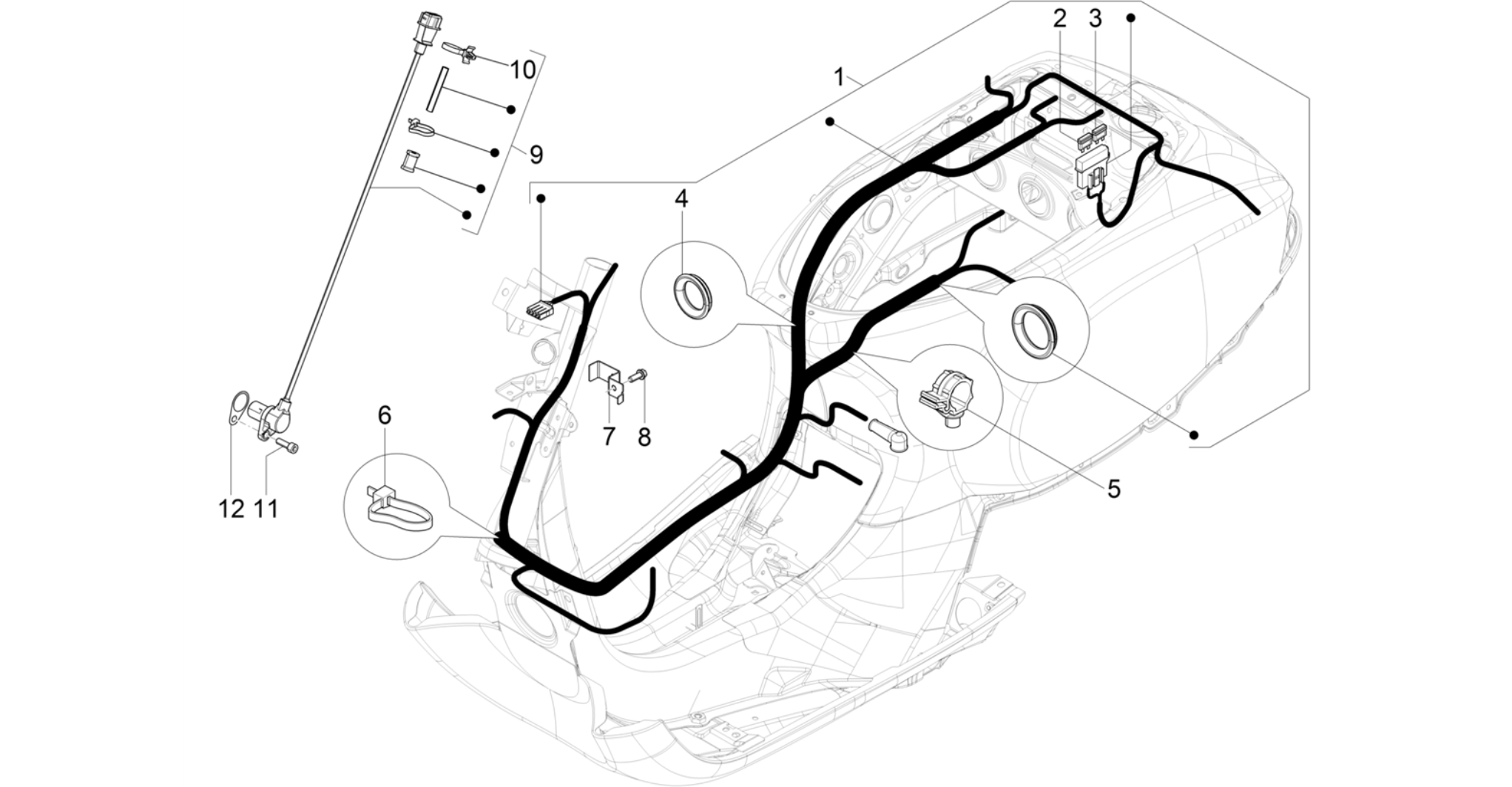 Main cable harness