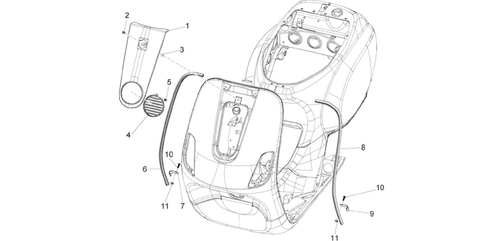 Front shield