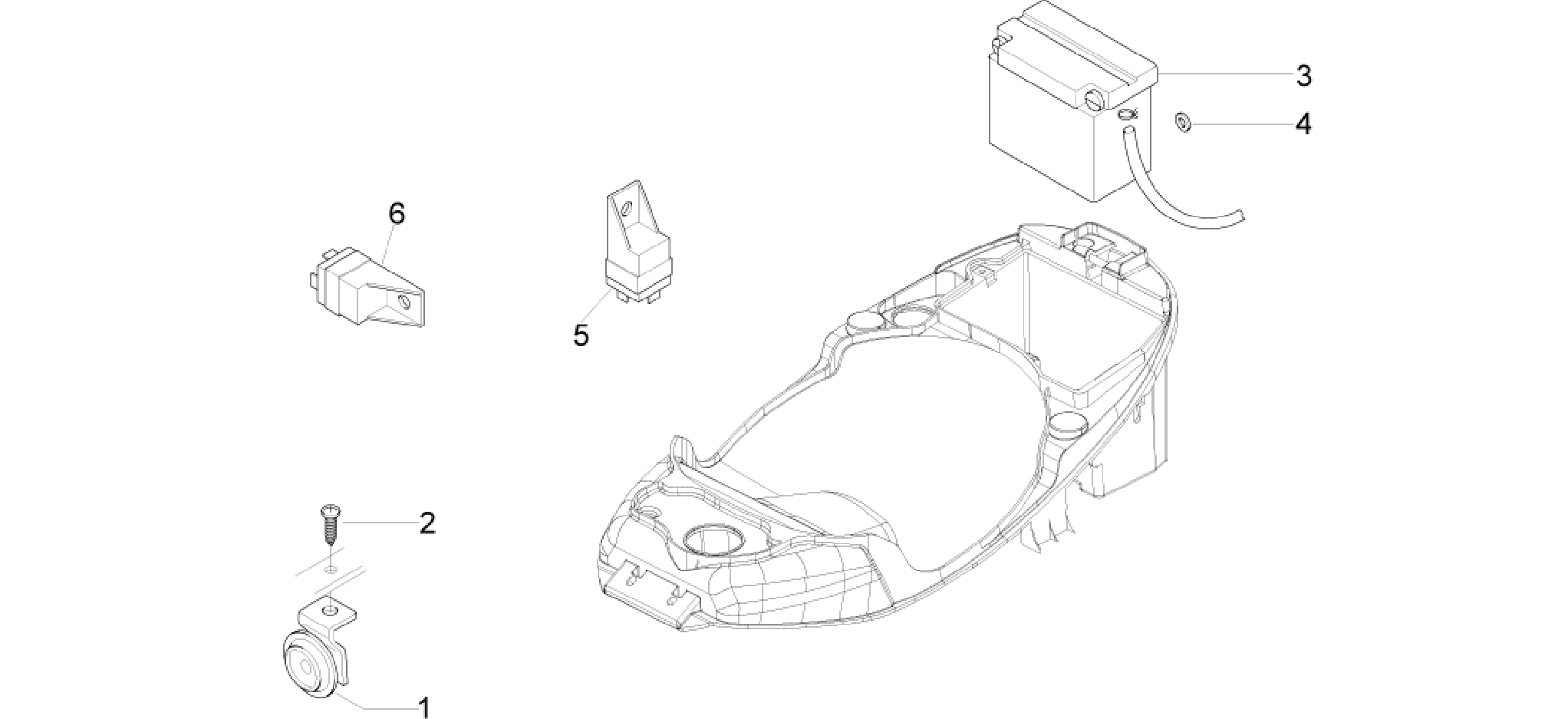 Remote control switches - Battery - Horn