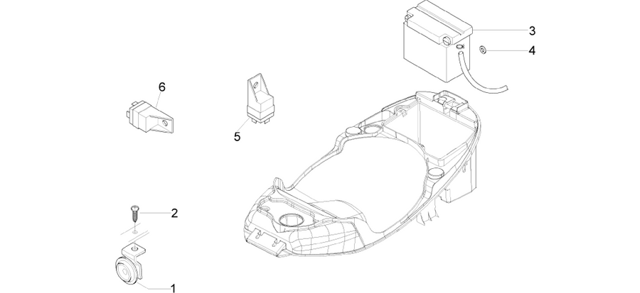 Remote control switches - Battery - Horn