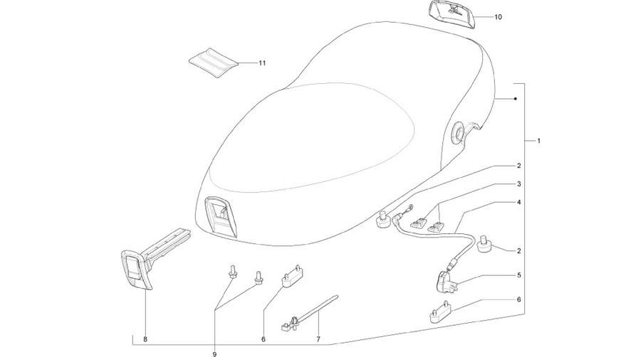Saddle/seats