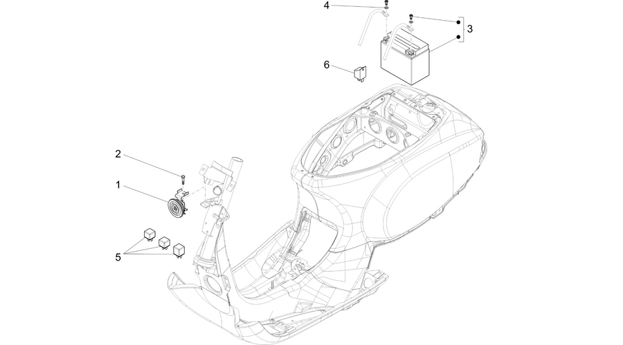 Remote control switches - Battery - Horn