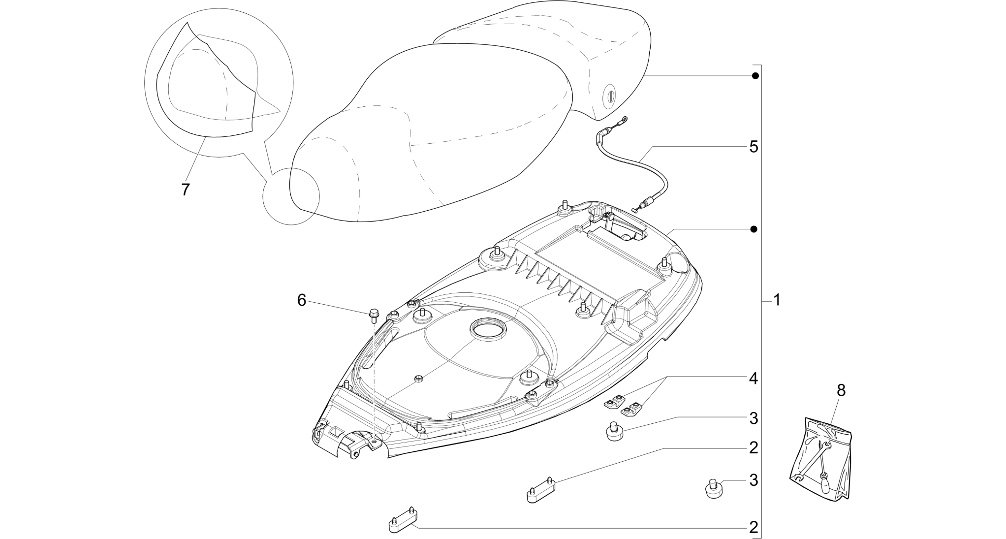 Saddle/seats
