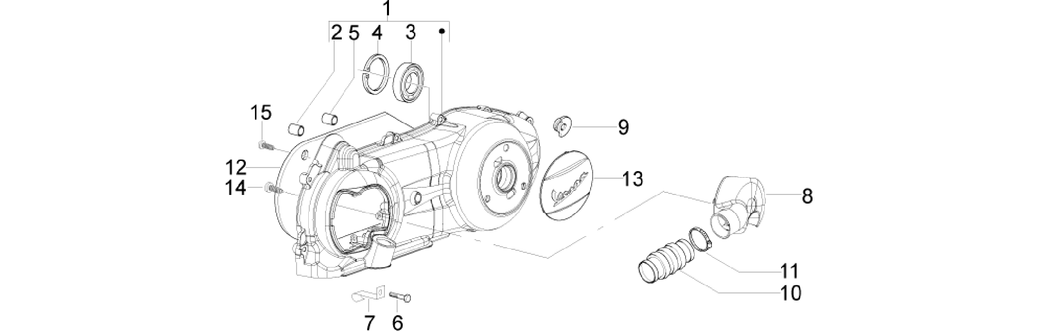 Crankcase cover - Crankcase cooling