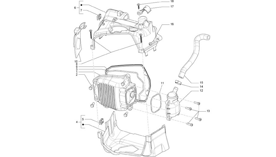 Cylinder head cover