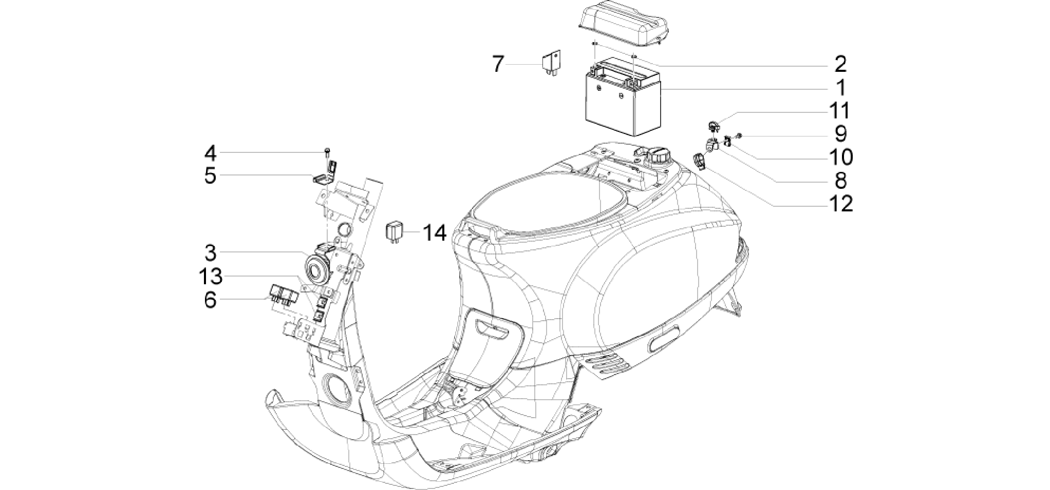 Remote control switches - Battery - Horn