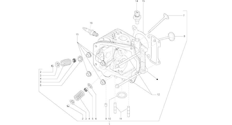 Cylinder head unit - Valve